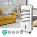 Nedis Mobile Air Cooler - Watertank capacity: 6 l, 3-Speed, 300 m³/h, Shut-off timer - Ionizing function