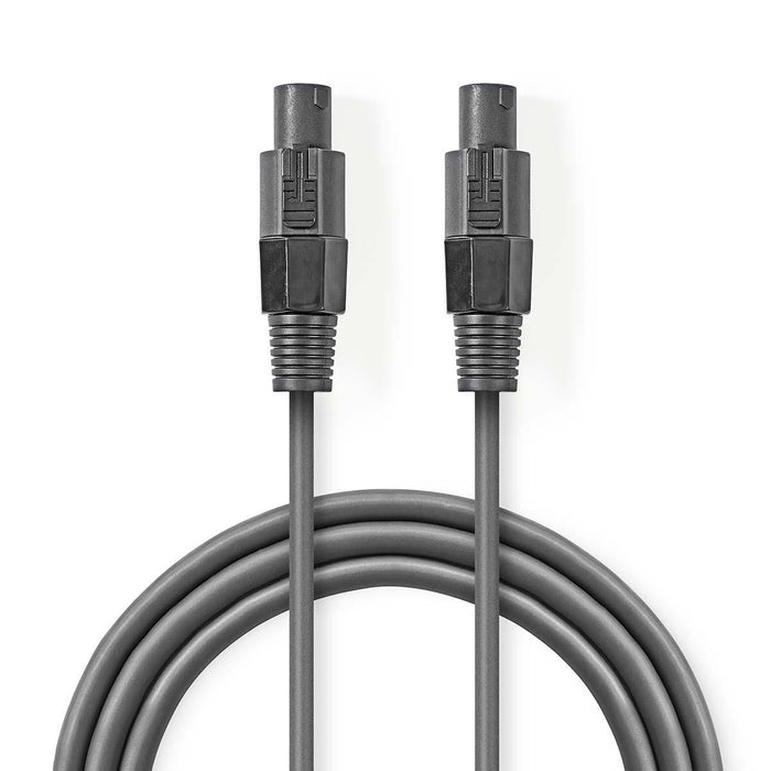 Nedis Speaker Cable - 48 x 0.20 mm, Copper, 20.0 m, Dark Grey - Gift Box