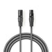 Nedis Balanced Audio Cable - XLR 3-Pin Male, XLR 3-Pin Female, Nickel Plated, Dark Grey - Carton Sleeve