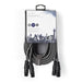 Nedis Balanced Audio Cable - 2x XLR 3-Pin Male, 2x XLR 3-Pin Female, Nickel Plated, Dark Grey - Carton Sleeve