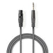 Nedis Balanced Audio Cable - XLR 3-Pin Female, 6.35 mm Male, Nickel Plated, Dark Grey - Carton Sleeve