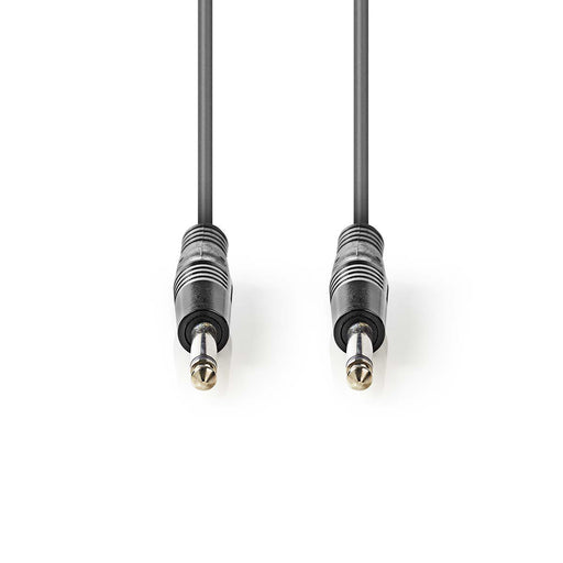 Nedis Mono Audio Cable - 6.35 mm Male, 6.35 mm Male, Nickel Plated, Round - PVC