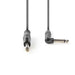 Nedis Mono Audio Cable - 6.35 mm Male, 6.35 mm Male, Nickel Plated, Round - PVC