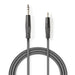 Nedis Stereo Audio Cable - 6.35 mm Male, 3.5 mm Male, Nickel Plated, Dark Grey - Carton Sleeve