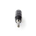 Nedis XLR Adapter - XLR 3-Pin Male, 6.35 mm Male, Nickel Plated, 1 pcs - Polybag