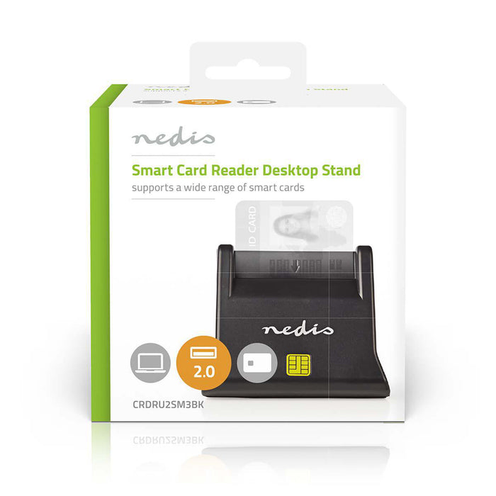 Nedis Card Reader - Smart Card (ID) - USB 2.0, 