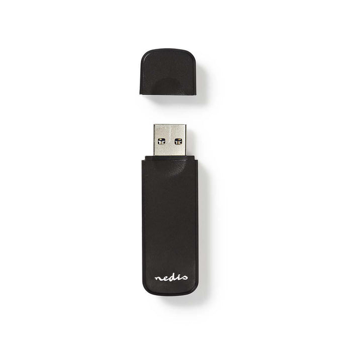 Nedis Card Reader - microSD (TF) / microSDHC (TF) / microSDXC (TF) / MMC / SD / SDHC / SDXC - USB 3.2 Gen1, 