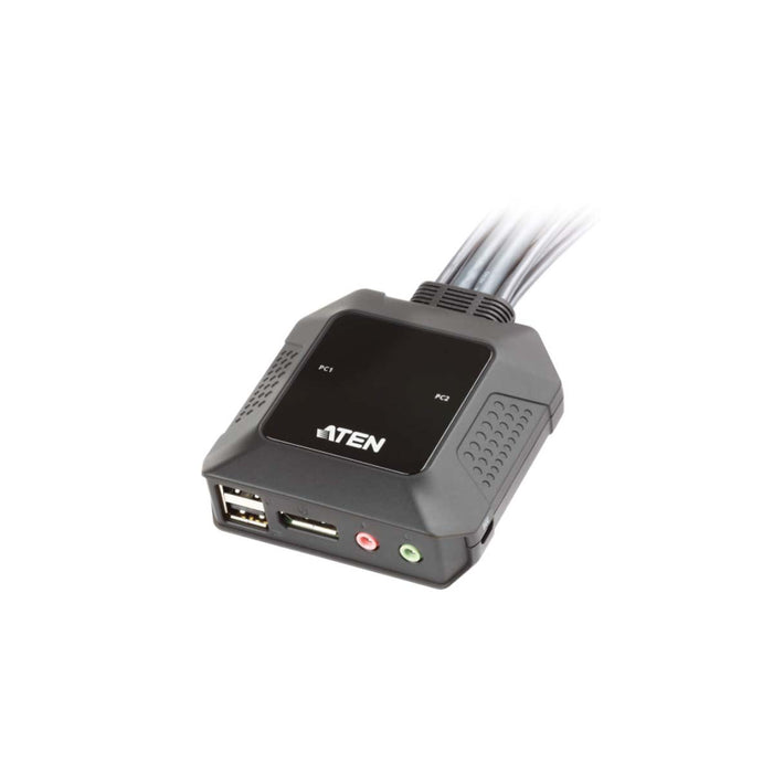 Aten 2-Port USB DisPlayPort Cable KVM Switch