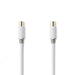 Nedis Coax Cable - IEC (Coax) Male, IEC (Coax) Male, Gold Plated, White - Polybag