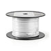 Nedis Coax Cable On Reel - RG58C/U, 50 Ohm, Double Shielded, White - Reel