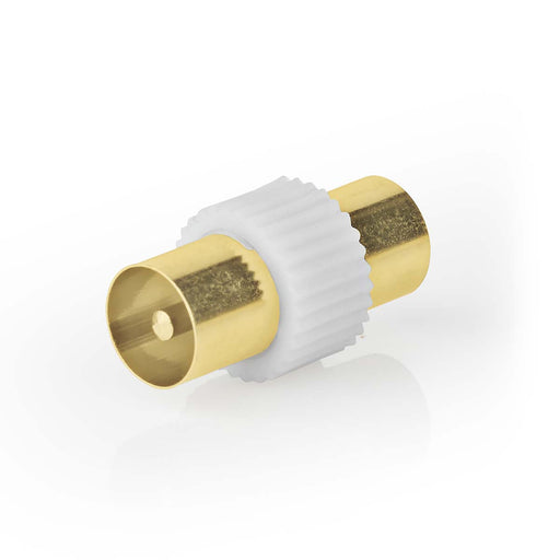 Nedis Satellite & Antenna Adapter - IEC (Coax) Male, IEC (Coax) Male, Gold Plated, 1 pcs - Box