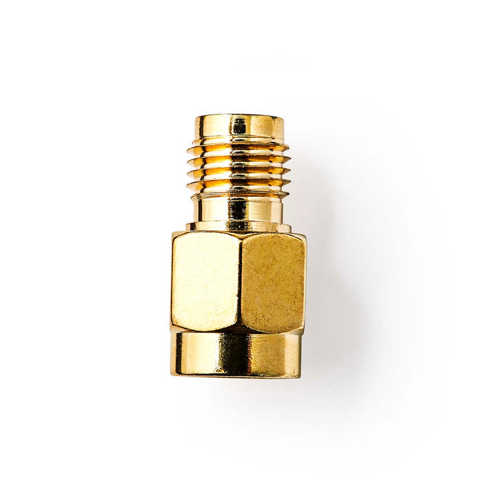 Nedis SMA Adapter - SMA Female Reverse Polarity, SMA Male, Gold Plated, 2 pcs - Box