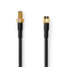 Nedis SMA Cable - SMA Male, SMA Female, Gold Plated, Black - Box