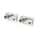 Nedis IEC (Coax) Connector - Angled, Male, Nickel Plated, 2 pcs - Box