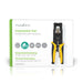 Nedis Antenna Cable Installation Tool - Crimp Plier Tool - Black / Yellow - ABS / Steel, 