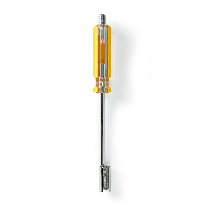 Nedis Antenna Cable Installation Tool - Screw Driver - Transparent / Yellow - ABS, 