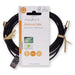 Nedis SMA Cable - SMA Male, SMA Female, Gold Plated, Black - Label