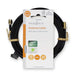 Nedis SMA Cable - SMA Male, SMA Female, Gold Plated, Black - Label