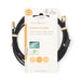 Nedis SMA Cable - RP SMA Male, RP SMA Female, Gold Plated, Black - Label