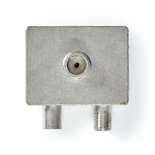 Nedis Satellite & Antenna Adapter - F Female / IEC (Coax) Male, IEC (Coax) Female, Nickel Plated, 1 pcs - Envelope