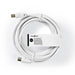 Nedis Coax Cable - IEC (Coax) Male, IEC (Coax) Female, Nickel Plated, White - Tag