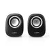 Nedis PC Speaker - 2.0, 12 W, 3.5 mm Male, USB Powered - Volume control