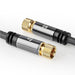 Nedis Satellite & Antenna Cable - F Male, F Male, Gold Plated, Grey / Gun Metal Grey - Cover Window Box