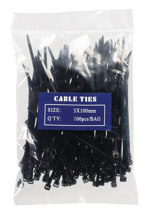 Fixapart Cable Ties 0.10 m Black