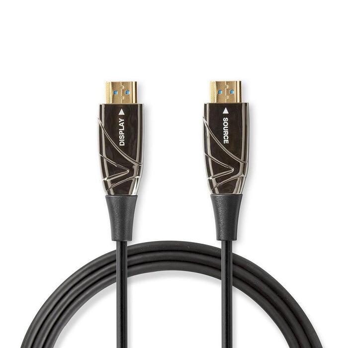 Nedis Active Optical High Speed HDMI Cable with Ethernet - HDMI Connector, HDMI Connector, 4K@60Hz, Black - Gift Box