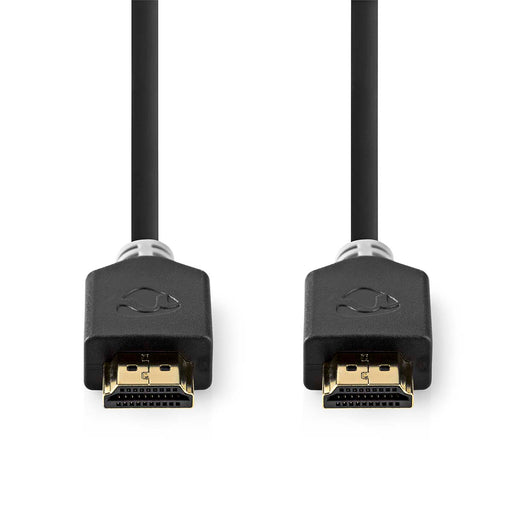 Nedis High Speed HDMI Cable with Ethernet - HDMI Connector, HDMI Connector, 4K@60Hz, Anthracite - Window Box