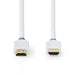 Nedis High Speed HDMI Cable with Ethernet - HDMI Connector, HDMI Connector, 4K@60Hz, White - Box