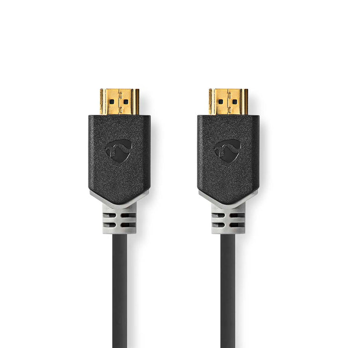 Nedis Premium High Speed HDMI Cable with Ethernet - HDMI Connector, HDMI Connector, 4K@60Hz, Anthracite - Box