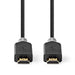 Nedis Premium High Speed HDMI Cable with Ethernet - HDMI Connector, HDMI Connector, 4K@60Hz, Anthracite - Box