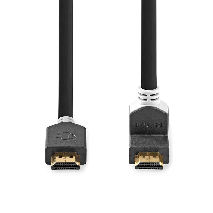 Nedis High Speed HDMI Cable with Ethernet - HDMI Connector, HDMI Connector, 4K@60Hz, Anthracite - Window Box