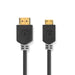 Nedis High Speed HDMI Cable with Ethernet - HDMI Connector, HDMI Mini Connector, 4K@60Hz, Anthracite - Window Box