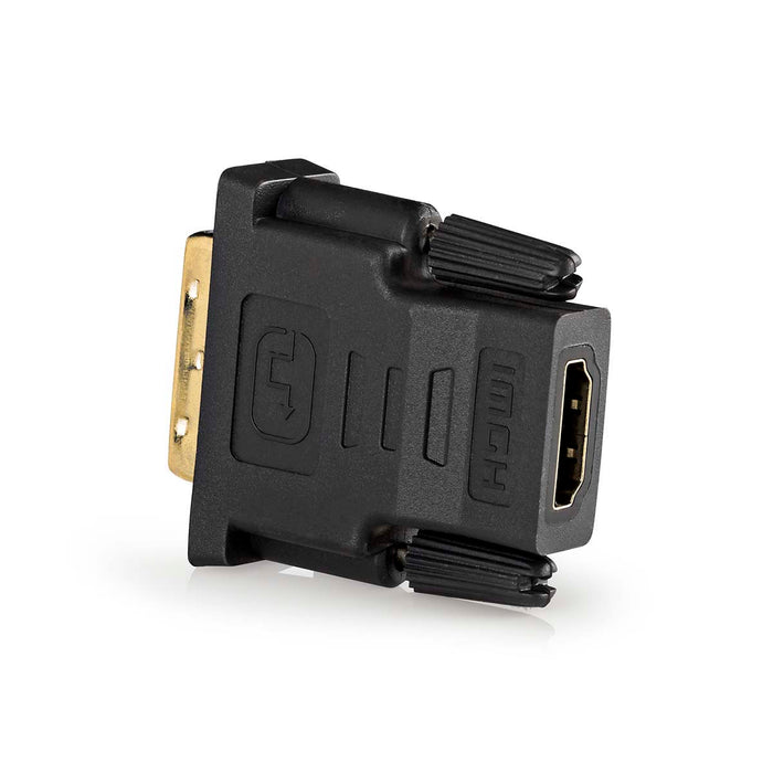 Nedis HDMI Adapter - HDMI Female, DVI-D 24+1-Pin Male, Gold Plated, 1 pcs - Window Box