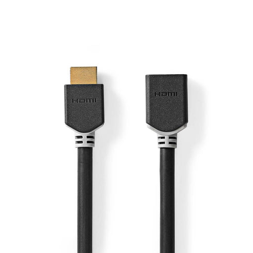 Nedis High Speed HDMI Cable with Ethernet - HDMI Connector, HDMI Female, 8K@60Hz, Anthracite - Box