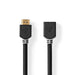 Nedis High Speed HDMI Cable with Ethernet - HDMI Connector, HDMI Female, 8K@60Hz, Anthracite - Box