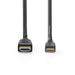 Nedis High Speed HDMI Cable with Ethernet - HDMI Connector, HDMI Mini Connector, 4K@30Hz, Black - Box