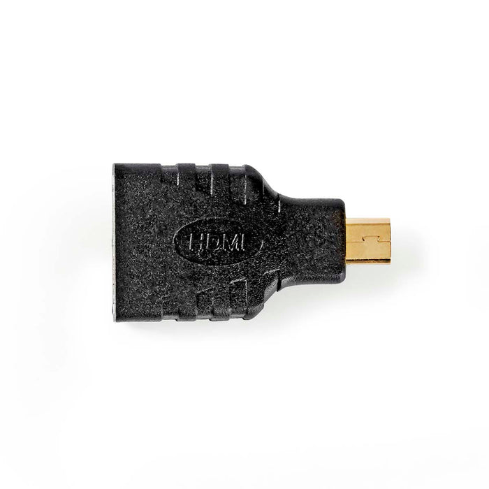 Nedis HDMI Adapter - HDMI Micro Connector, HDMI Output, Gold Plated, 1 pcs - Box