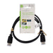 Nedis High Speed HDMI Cable with Ethernet - HDMI Connector, HDMI Connector, 4K@30Hz, Black - Label