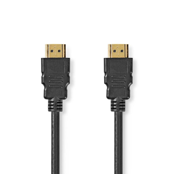 Nedis Premium High Speed HDMI Cable with Ethernet - HDMI Connector, HDMI Connector, 4K@60Hz, Black - Label