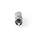 Nedis BNC Adapter - RCA Male, BNC Female, Nickel Plated, 10 pcs - Polybag