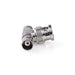 Nedis BNC Adapter - BNC Male, 2x BNC Female, Nickel Plated, 10 pcs - Polybag