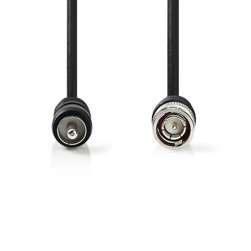 Nedis BNC Video Cable - BNC Male, RCA Male, Nickel Plated, Black - Envelope