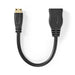 Nedis High Speed HDMI Cable with Ethernet - HDMI Mini Connector, HDMI Output, 4K@30Hz, Black - Polybag