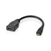 Nedis High Speed HDMI Cable with Ethernet - HDMI Micro Connector, HDMI Output, 4K@30Hz, Black - Polybag