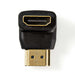 Nedis HDMI Adapter - HDMI Connector, HDMI Female, Gold Plated, 1 pcs - Envelope