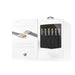 Nedis Composite Video Cable - 3x RCA Male, 3x RCA Male, Gold Plated, Anthracite / Gun Metal Grey - Cover Window Box