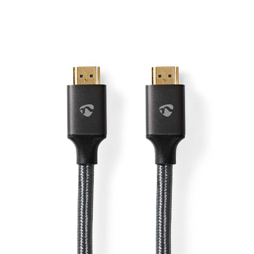 Nedis High Speed HDMI Cable with Ethernet - HDMI Connector, HDMI Connector, 4K@30Hz, Gun Metal Grey - Cover Box